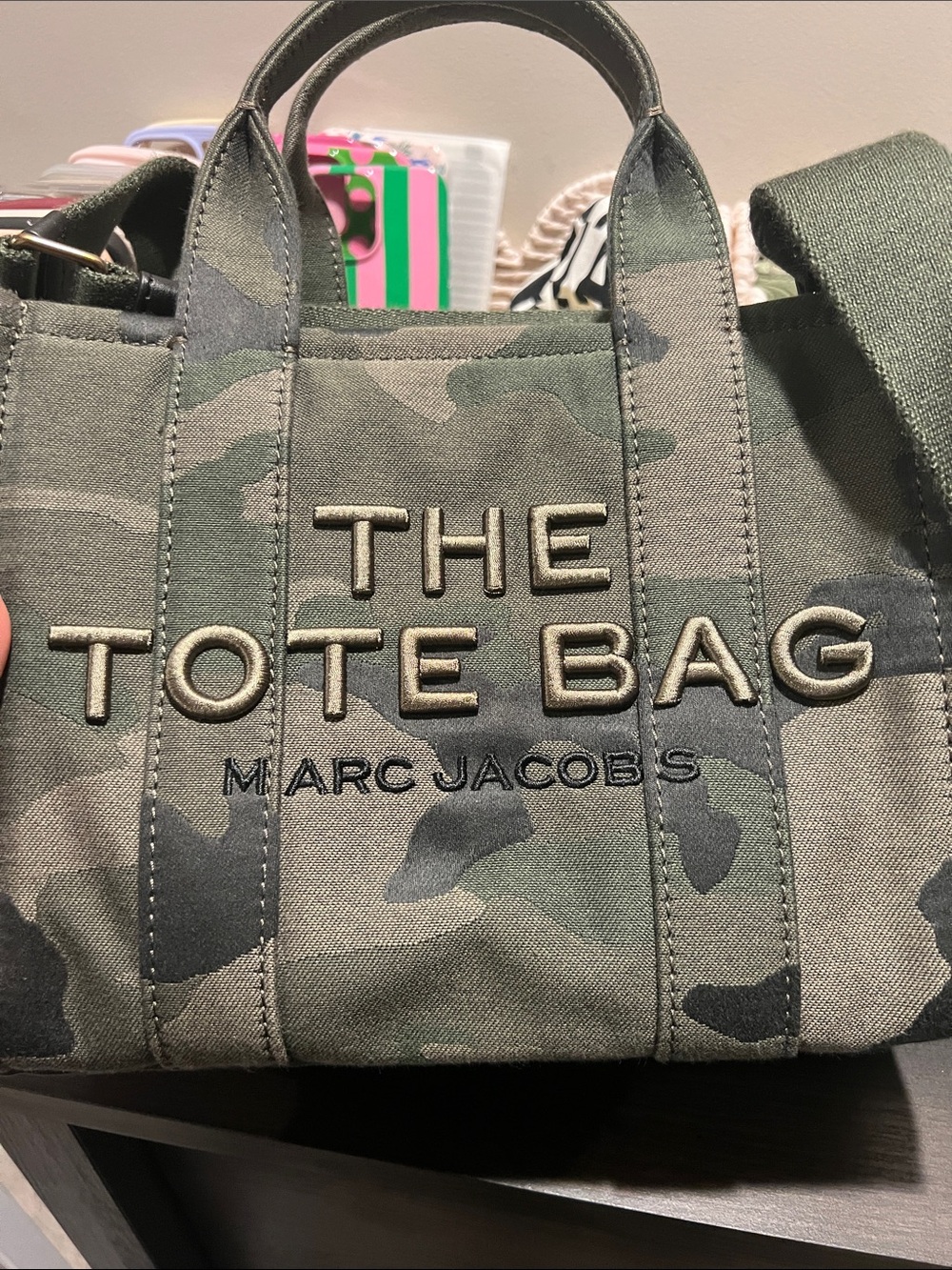 Marc Jacobs Camouflage Canvas Messenger Bag in Green - Picture 2 of 5